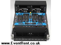 Denon 2600F twin CD player & control desk + Citronic MSX 4 mixer  al in a Full Aluminium case. C/W Mains Lead IEC to 13 amp plug